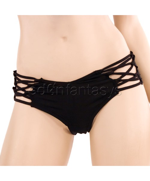 Cropped cami and tanga shorts