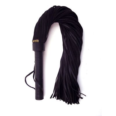 Rouge Fifty Times Hotter Black Suede Flogger