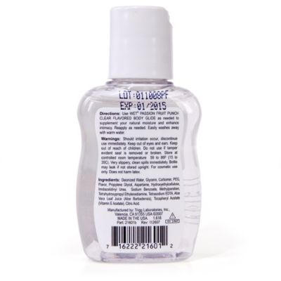 Flavored gel lubricant