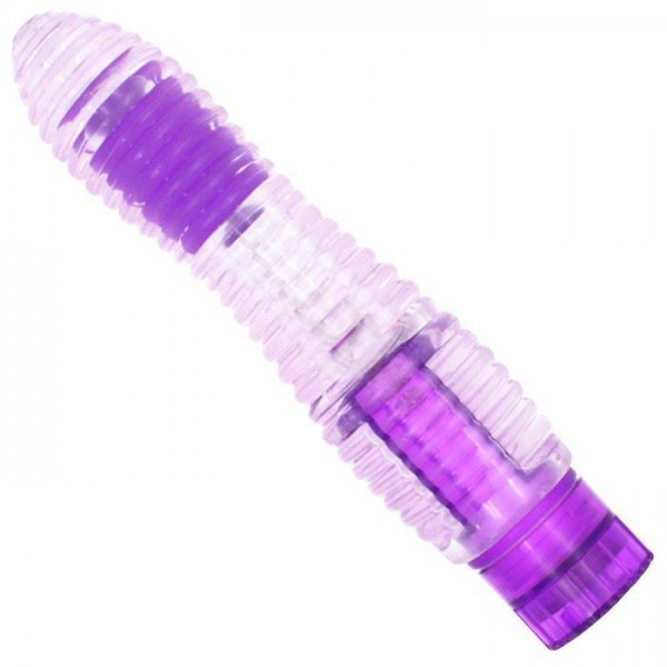 Multi-Speed Textured Vibrator - Super Flexible and Curvy Shaft!
