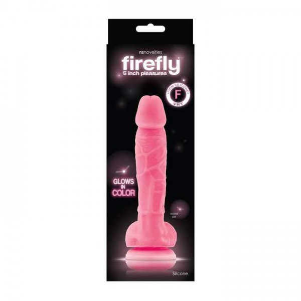Firefly Pleasures Glowing Suction Cup Dildo