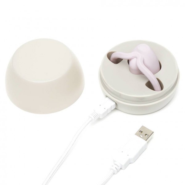 Dame Eva II USB-Rechargeable Hands-Free Silicone Clitoral Vibrator