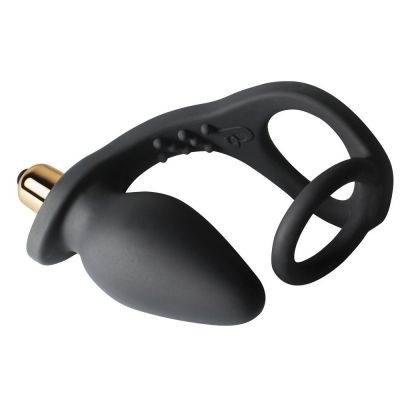 Rocks Off Ro Zen 7 Function Double Cock Ring and Vibrating Butt Plug