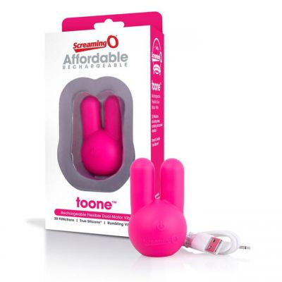 Toone Rechargeable Flexible Vibe by Screaming O Pink