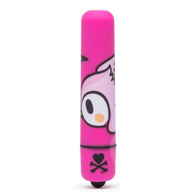 Tokidoki Single Speed Mini Bullet Vibrator Pink Heart Bird