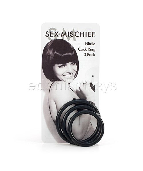 Sex and Mischief nitrile cock rings