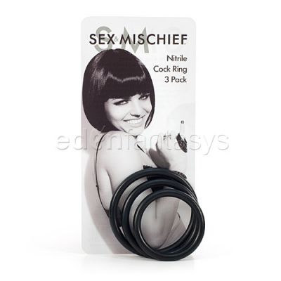 Sex and Mischief nitrile cock rings