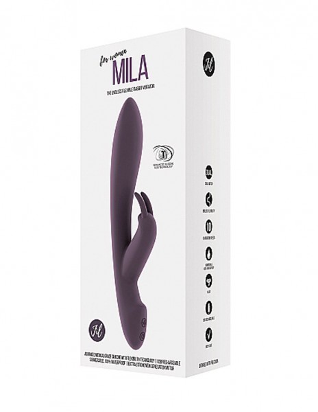 JÌL Mila Deluxe 8.7" Flexible Rabbit Vibrator