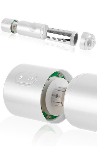 Pipedream Rechargeable Rotating & Tickling 9.25" Masturbator