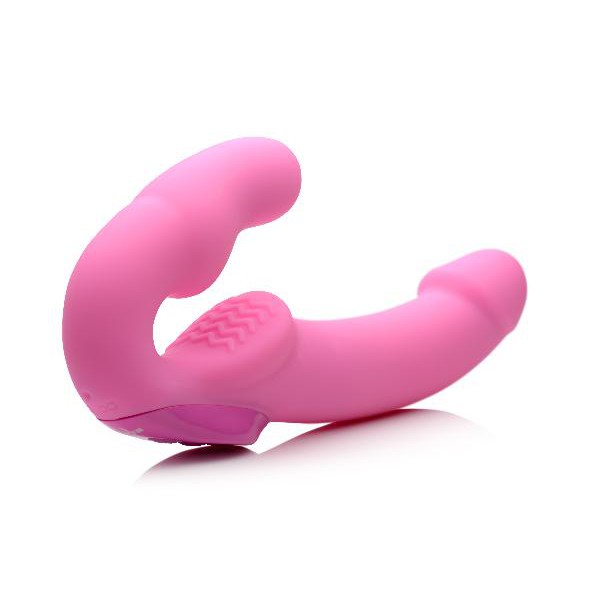 Urge Strapless Strap On With Remote Pink