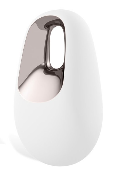 Satisfyer White Temptation 3.6" Lay On Clitoral Vibrator