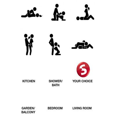 Simplicity Sex Position Location Dice 2 Pce