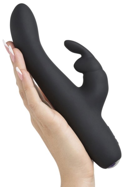 Fifty Shades Greedy Girl Slimline 9.5" Rabbit Vibrator