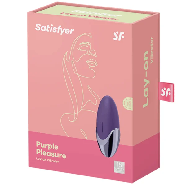Satisfyer Purple Pleasure Lay-on Bullet Vibrator — image 10 of 10