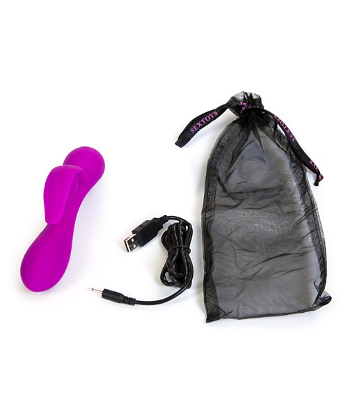 Eden flow silicone rechargeable dual vibrator — image 4 of 4