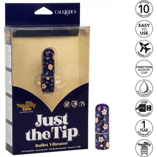 Naughty Bits Just The Tip Bullet Vibrator - Perfect Beginners Vibe!