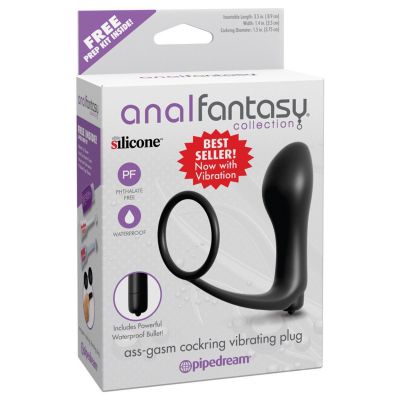 Anal Fantasy Collection Vibrating Ass Gasm Cockring Plug