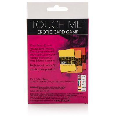 California Exotic Touch Me Card Game