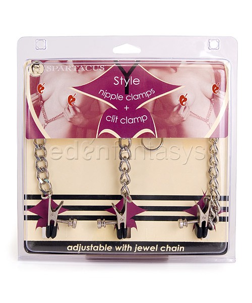 Y-Style clamps with clit clamp