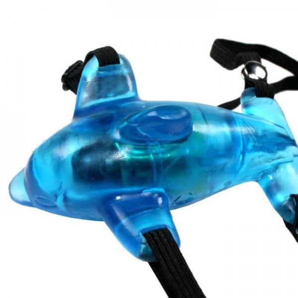 Beautiful Blue Dolphin Hands-Free Clitoral Vibe — image 4 of 7