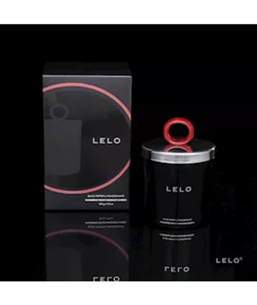 Lelo Black Pepper & Pomegranate Massage Candle - White - 150g — image 11 of 11