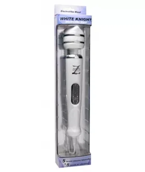 White Knight 10 Mode Electro Vibe Wand 110v - White — image 8 of 8