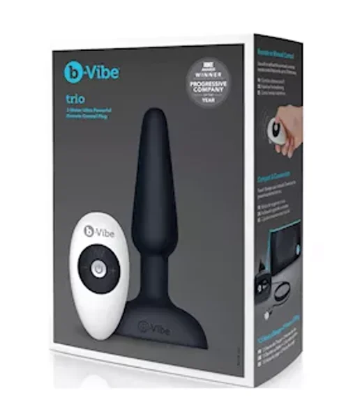 B-vibe Trio Plug - Black — image 16 of 20