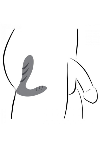Under Control 5.7" Vibrating Silicone Prostate Massager with Remote