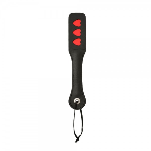 Sportsheets 12 Inch Leather Heart Impressions Spanking Paddle
