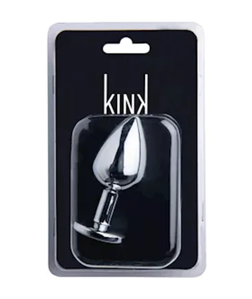 Kink Range Alloy Gem Butt Plug - 3.2 Inch - Light Blue - Medium — image 4 of 4