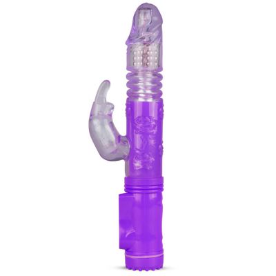 Easy Toys Thrusting Rotating Beaded 9 8 Rabbit Vibrator