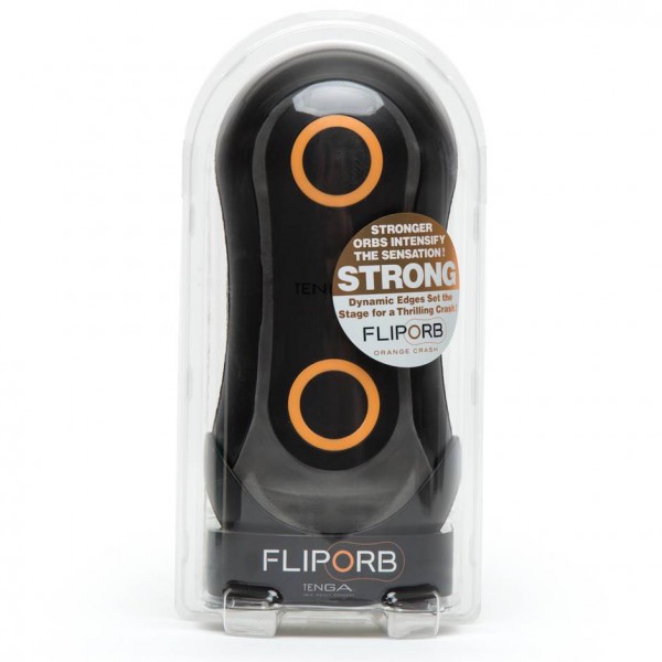 TENGA Flip Orb Orange Crash Strong Male Masturbator