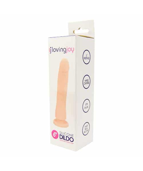 Loving Joy Realistic Silicone 6 Inch Strap-On Dildo — image 7 of 10