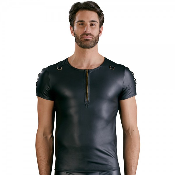 NEK Matt Black Straight Cut Shirt - X Large
