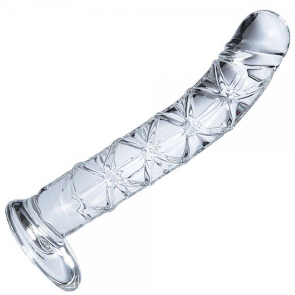 Icicles No 60 Glass Spiral Textured Dildo