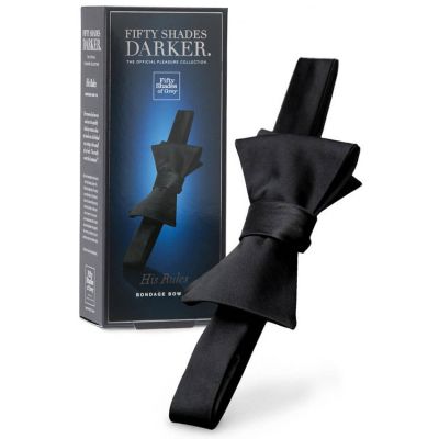 Fifty Shades Darker His Rules Bondage Bow Tie