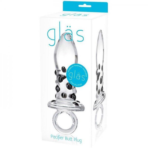 Glass butt plug