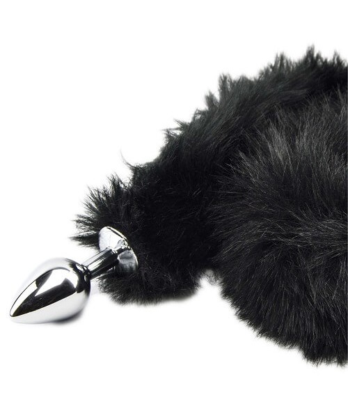 Furry Fantasy Black Panther Tail Butt Plug — image 7 of 14