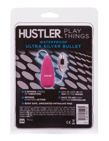 Hustler Playthings Waterproof Ultra Silver Bullet