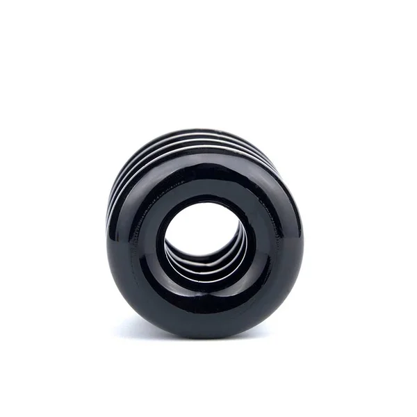 The Stack 2 Inch Ball Stretcher & Cock Ring in Black by Lynk Pleasure — image 2 of 7