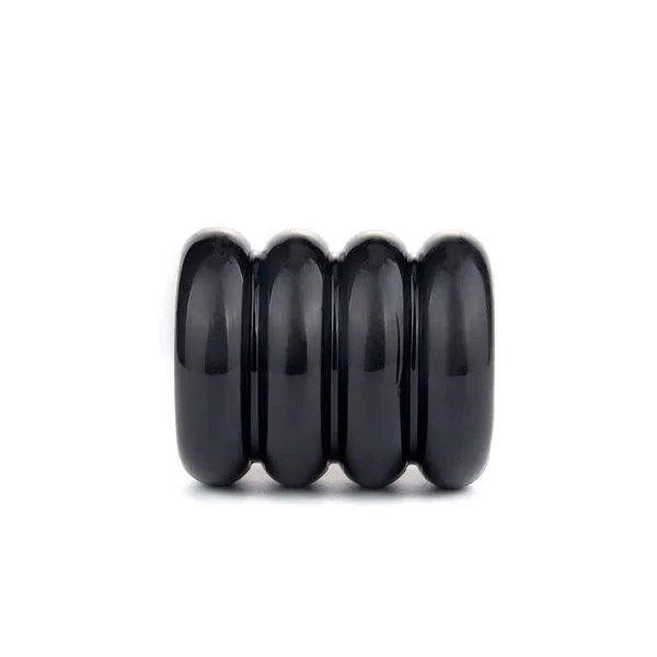The Stack 2 Inch Ball Stretcher & Cock Ring in Black by Lynk Pleasure — image 4 of 7