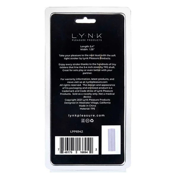 Men's Handy Stroker Sleeve by Lynk Pleasure | Clear Male Masturbator — image 9 of 9