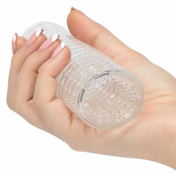 Men's Handy Stroker Sleeve by Lynk Pleasure | Clear Male Masturbator — image 8 of 9