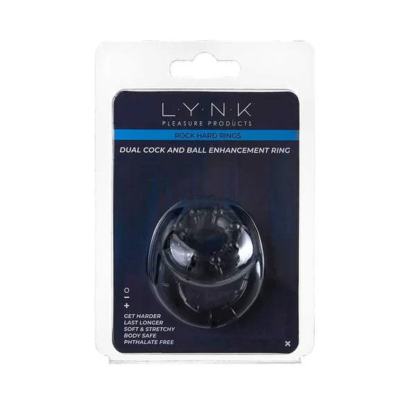 Dual Cock and Ball Enhancement Ring by Lynk Pleasure | Cock Ring & Ball Sling — image 6 of 7