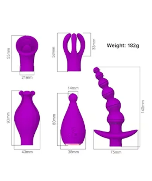Replaceable Head Massager  - Purple — image 11 of 16