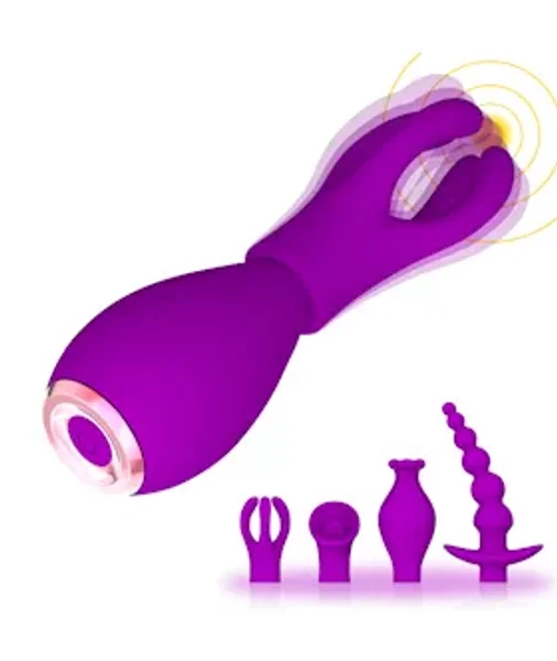 Replaceable Head Massager  - Purple — image 12 of 16