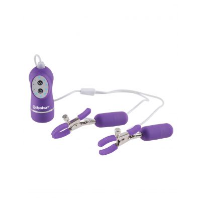 Fetish Fantasy 10 Function Vibrating Nipple Clamps