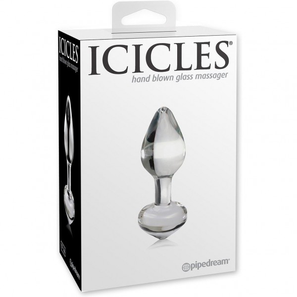 Icicles Glass Butt Plug No 44 - Clear