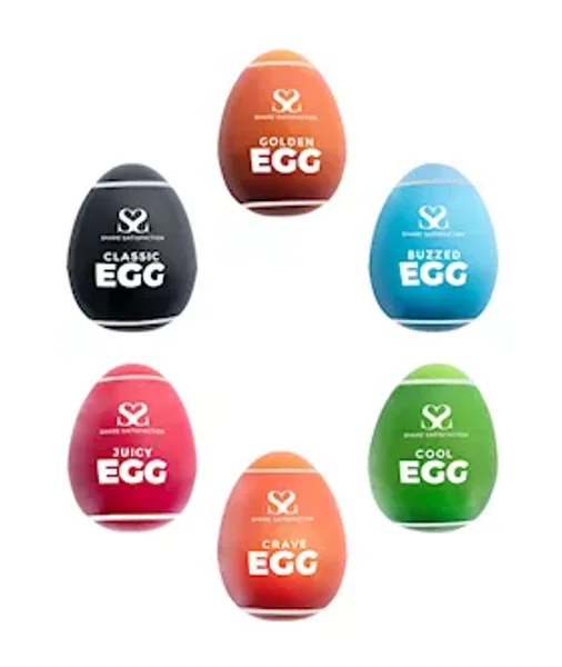 Share Satisfaction Masturbator Eggs - Set Of 6 - Various — image 14 of 23