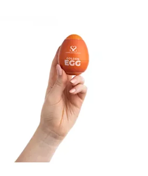Share Satisfaction Masturbator Egg - Golden